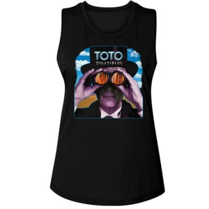 Toto Mindfields Album Cover 1999 Women's Muscle Tank T Shirt Rock Merch - Picture 1 of 5