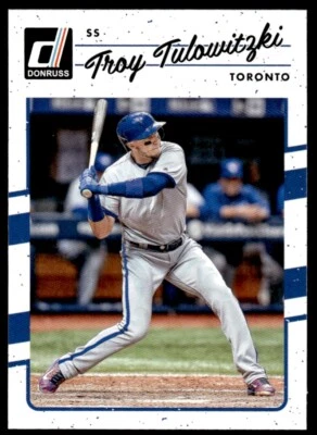 2017 Donruss Baseball Card Troy Tulowitzki Toronto Blue Jays #169 - Image 1 of 2