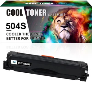 1x Black Toner Cartridge for Samsung Xpress SL-C1810W C1860FW CLT-K504S CLX-4195 - Picture 1 of 11
