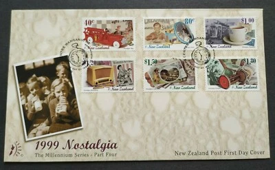 1999 New Zealand Millennium Series 4, Nostalgia 6v Stamps FDC - Image 1 of 2