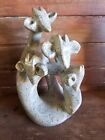Vintage Soap Stone Giraffe Family Sculpture Hand Carved from Kenya Large 11"