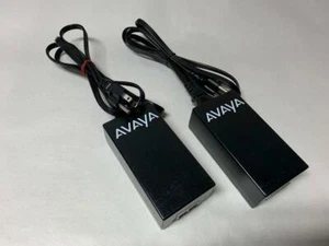 LOT OF 2 X AVAYA 1151B1 IP PHONE POWER SUPPLY UNIVERSAL AC INPUT 700227242 - Picture 1 of 6