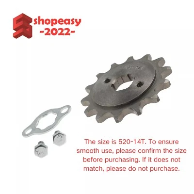 Juego de piñones delanteros aptos para 520-14T Honda MT250 Elsinore CL200 Scrambler  Foto 1 de 4