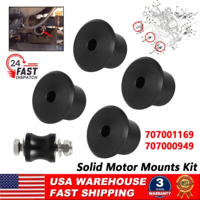 Kit de soportes de motor sólido aislador amortiguador para Can-Am Maverick #707001169 707000949 Foto 1 de 4