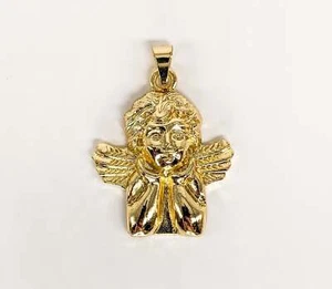 Dije Colgante Ángel Guardián Enchapado en Oro Angelito Dije Tarifa Plana Envío - Imagen 1 de 2