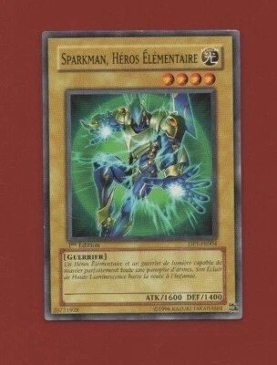 Konami Yu-Gi-Oh Sparkman, Hero Elemental - DP1-FR004 (B1603) - Image 1 of 2