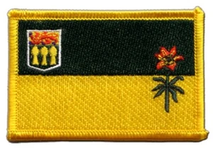 Kanada Saskatchewan Aufnäher Flaggen Fahnen Patch Aufbügler 8x6cm - Bild 1 von 1