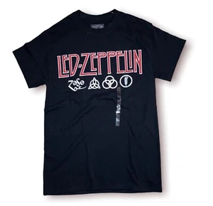 Led Zeppelin ZoSo Logo Jimmy Page Music Band T Shirt Classic Rock Men's Small - Picture 1 of 1