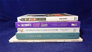 The Cat Care Handbook, The Cat Name Companion, & 3 other cat books - Imagen 1 de 11