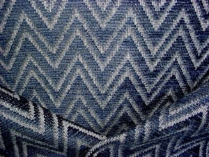 2-5/8Y KRAVET 35713 GREY BLUE BIRCH BALTIC BARGELLO CHENILLE UPHOLSTERY FABRIC - Picture 1 of 4