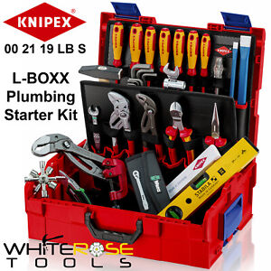 Knipex L-BOXX Plumbing Starter Kit Tool Box Set Cobra VDE Wera Stabila 52pc