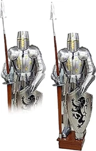 Medieval Knight Wearable Suit of Armor Crusader Combat Full Body Armour - Picture 1 of 4