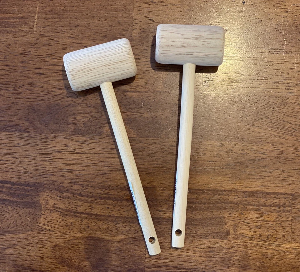 2 mazos ligeros de madera para mariscos Fox Run de 7,3/4" (paquete de 2) Foto 1 de 2