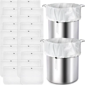 20 Pack Brew Bags Reusable Extra Large 26 x 22'' Fine Mesh Strainer Cold Brew - Picture 1 of 6