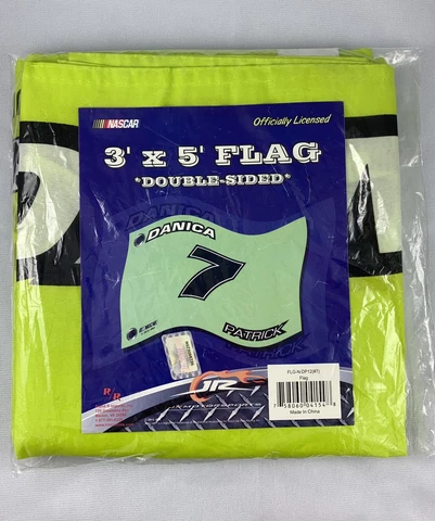 DANICA PATRICK #7 Double-Sided 3’X 5’ Green Flag NASCAR NEW Cover