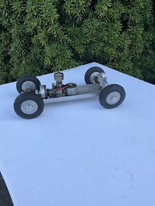 Tether car chassis with petrol  ,nitro engine vintage and rare old