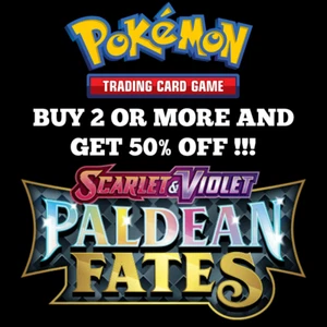 Pokemon Paldean Fates English Common/Uncommon and Holos Single Cards*UK* - Picture 1 of 74