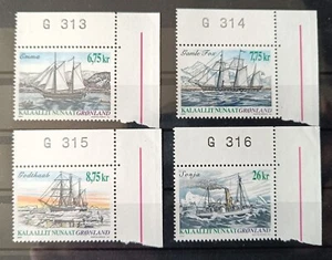 TIMBRE STAMP 4 GROENLAND Y&T#386-89 BATEAU BOAT VOILIER NEUF**/MNH-MINT 2003~R88 - Imagen 1 de 1