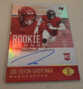 2021 Panini Illusions Signs Gold /25 Joe Tryon-Shoyinka #RS-JT Rookie Auto RC - Picture 1 of 2