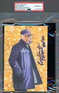 Bud Grant Gem Mint 10 PSA DNA Signed Goal Line Art Card GLAC Autograph - Picture 1 of 1