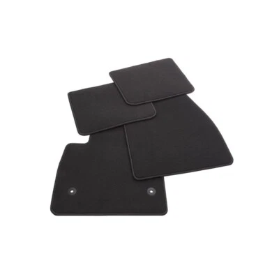 Genuine Chevrolet 1st & 2nd Row Carpeted Floor Mats in Ash Gray 19-20 Bolt EV - Image 1 of 2