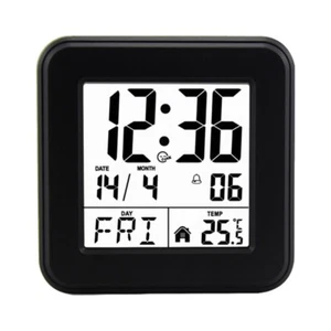 Digital Alarm Clock with Temperature Reading and Snoozes Option for Home Travel - Picture 1 of 8