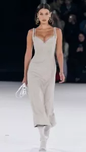 Jacquemus La Robe Valerie Natural Linen Corset Dress 10 NWTs - Picture 1 of 18