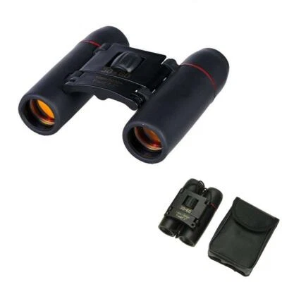 Compact Foldable Waterproof Binoculars 30 x 60 HD BAK4 Prism Lens with Case - Image 1 of 4
