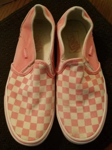 Sneakers da skateboard VANS rosa/bianco a scacchi rosa/bianco scarpe da donna - Foto 1 di 8