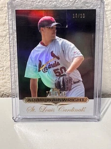 Adam Wainwright 2011 Topps Tribute #50 Cardinals Negro 10/10 Raro - Imagen 1 de 2