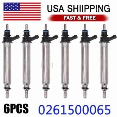 6pcs Fuel Injectors A2780700687 FJ1212 For 2012-17 Mercedes-Benz C300 ML350 2.0L Foto 1 de 4