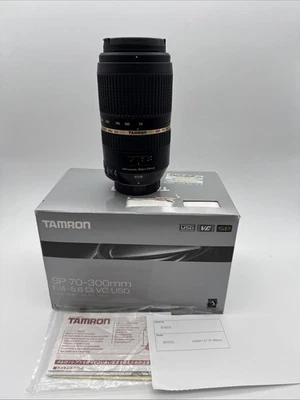 Tamron SP A005 70-300mm f/4.0-5.6 Di VC USD Lens - (Nikon) W/Box -Exc Condition - Image 1 of 4