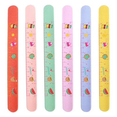  6 Stck. schöne Cartoon Silikon Klatsche Armbänder kreativ abgestufte Skala Lineal - Bild 1 von 4