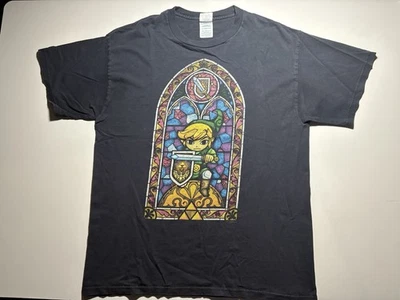 Camisa Oficial Vintage The Legend Of Zelda Wind Waker 2008 Vitral Grande L Foto 1 de 4