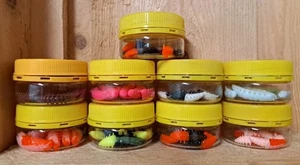 9 × FTM Omura Baits Okto Banane künstliche Bienenmaden NEU! Forellenangeln Köder - Bild 1 von 12