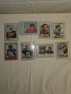 1970's Alot Of 8 Football Cards - Image 1 of 4