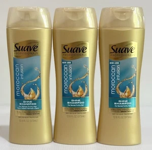 3x Suave Professional Moroccan Infusion Shine Shampoo, 12.6 Fl. Oz. - Picture 1 of 4