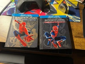 OOP Sam Rami Spider-Man Trilogy & The Amazing Spider-Man Digibooks Blu-Ray - Picture 1 of 22