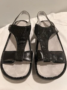Alegria Kendra Damen schwarz schimmernd Größe 11 US neu ohne Karton - Bild 1 von 5