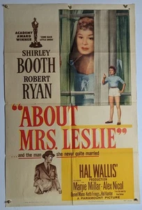 Póster original de la película "About Mrs Leslie" Shirley Booth Robert Ryan drama romance - Imagen 1 de 2