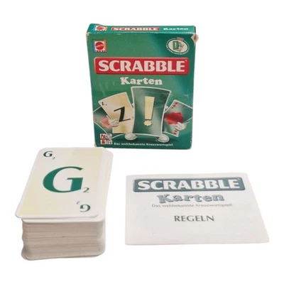 Scrabble Karten - Mattel - Ab 10 Jahren - Kartenspiel aus 2000 - Bild 1 von 4