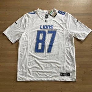 Sam LaPorta Detroit Lions Nike Game Player Jersey M Sz XL NWT White Retail $130 - Picture 1 of 5