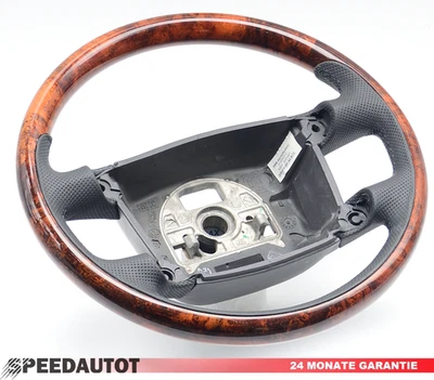 Abgeflacht Leder Lenkrad VW Touareg 7L  Phaeton GP1  3D0419091 - Bild 1 von 4