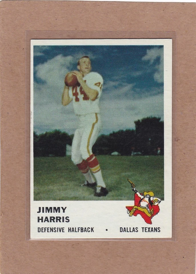 1961 FLEER FOOTBALL JIMMY HARRIS #207 TEXANS EX/EXMT *A40581 - Image 1 of 1