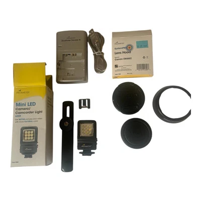 Câmera PROMASTER/CC Mini Luz LED, XtraPowerTraveler + Carregador de Bateria + Mais 2! - Imagem 1 de 4