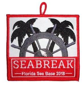 2018 OA SeaBreak Program Patch - Order of the Arrow High Adventure Sea Base - Bild 1 von 1