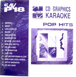 **NEW SEALED KARAOKE CD+G DISC NUTECH SAVP18 POP HITS FREE POST IN AUSTRALIA** - Bild 1 von 2