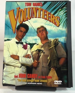 VOLUNTEERS -Tom Hanks and John Candy -2 boobs join Peace Corps -Exc. condition. - Bild 1 von 2