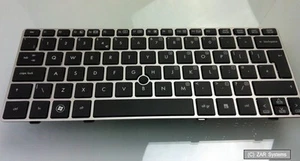Original HP Keyboard 651390-031 Tastatur UK (QWERTY) für EliteBook 2560p, 2740p - Bild 1 von 1