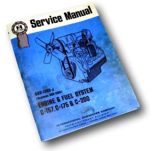 Ih C-157 Gas Engine 454 Tractor Service Shop Repair Manual International Farmall - Picture 1 of 11